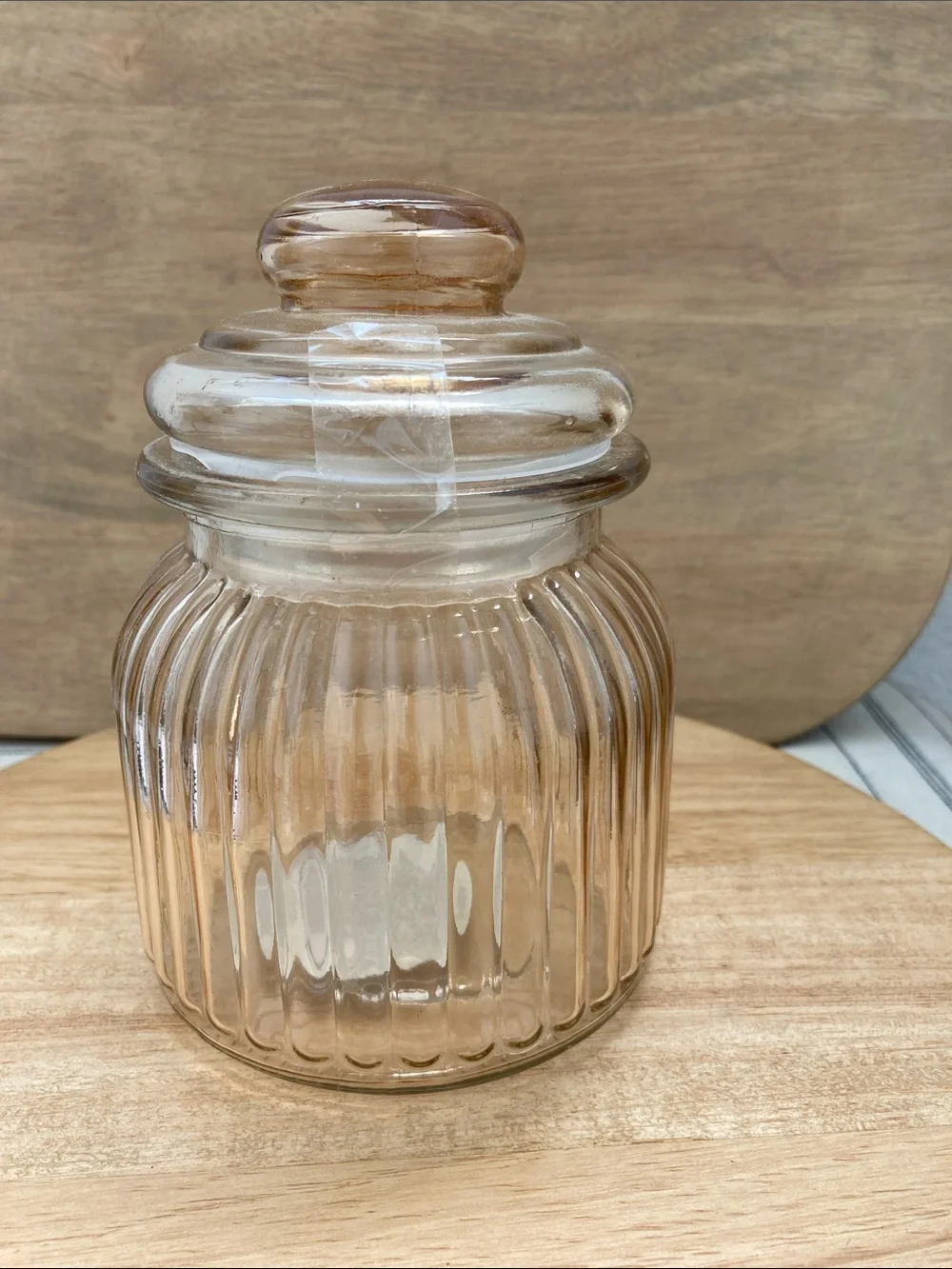 SALE! 50% Off Target Ribbed Glass Apothecary Jars 7” Tall
